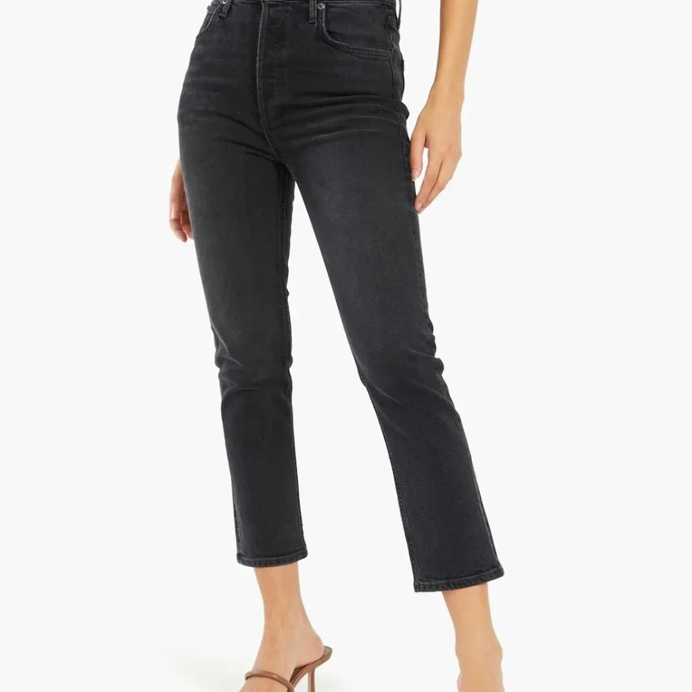 Agolde Riley High Rise Jeans - Picture 2 of 5